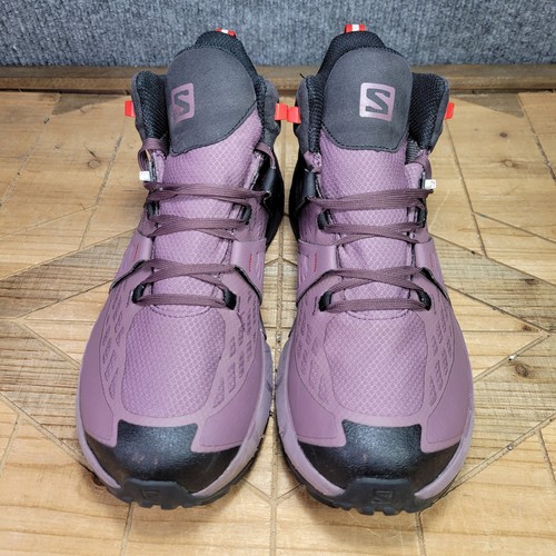 Solomon Odyssey Mid GTX Damen 9,5 wasserdicht Goretex Lavendel Wanderschuhe - Bild 3 von 12