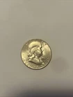 1963-D 50C Franklin Half Dollar Silver Unc