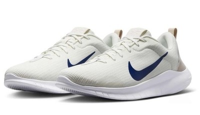 Size 10.5-Men Nike Flex Experience Run 12 Sail/Deep Royal Blue DV0740-103