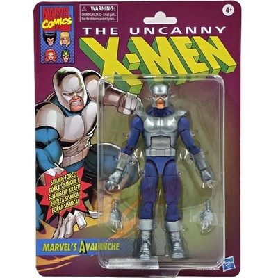 AVALANCHE FIGURE X-MEN THE UNCANNY MARVEL COMICS HASBRO LEGENDS RETRO COLLECTION
