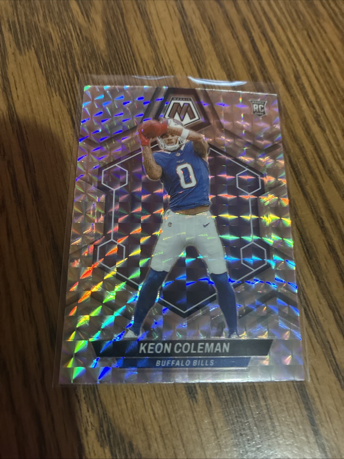 2024 Panini Mosaic Keon Coleman Mosaic Silver Prizm SP RC #333 Bills 