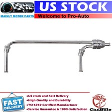 4160 Vacuum Secondary Carburetor Dual Feed Fuel Line Inlet 38 Hose For Holley