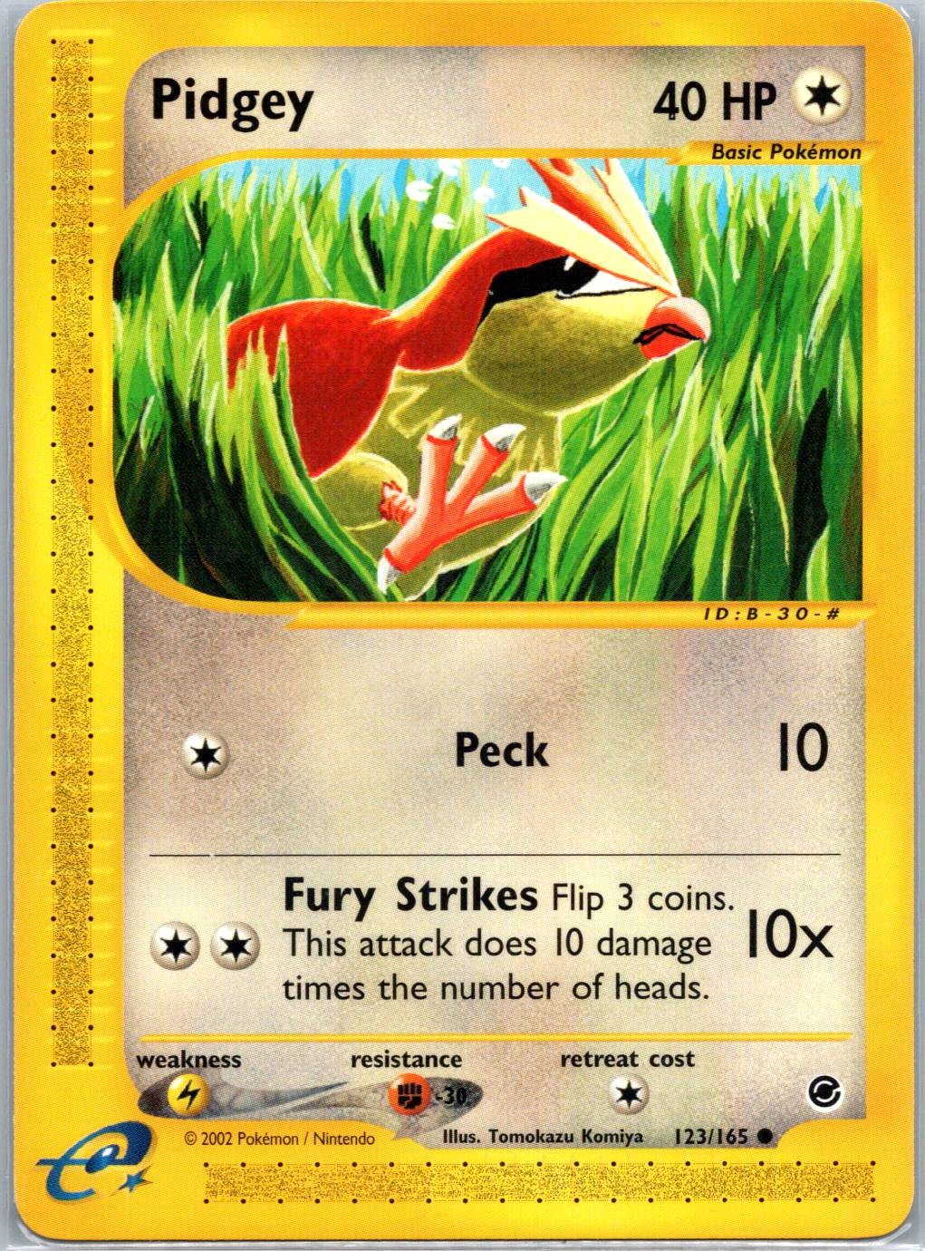 Pidgey Common Expedition 123/165 LP