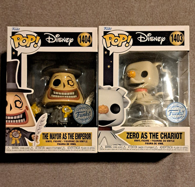 Funko Pop! Disney Nightmare Before Christmas Set Zero #1403 & Mayor #1404
