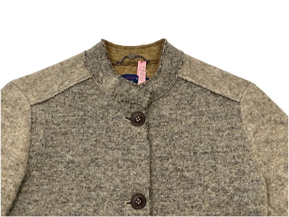 Chaqueta de mezclilla Trussaedi mezcla de lana negra EU42 US 4/6/8 mediana EXCELENTE Foto 3 de 4