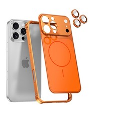 For iPhone 17 Pro Max 16 15 14 13 Pro Metal Case Mag Safe Shockproof Lens Cover