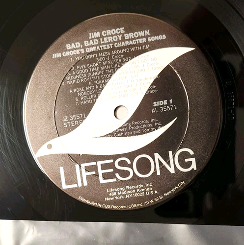 Jim Croce - Down The Highway (1980 Lifesong Vinyl LP Cleaned Playtested LS 8030) - Picture 4 of 5