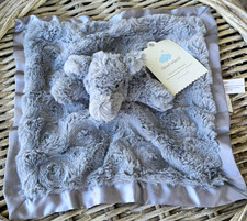 Cloud Island Gray Elephant Security Blanket Lovey with Satin Trim NEW WITH TAG