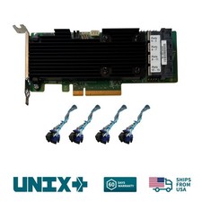 LSI Oracle 9361-16I 12Gbps 16 Port RAID Controller w/ 4x SAS-3 to 4x SATA Cable