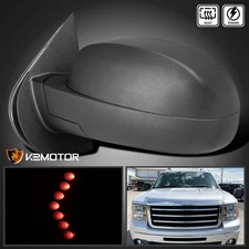Left Side Power Heated View Mirror Fits 2007-2013 Chevy Silverado GMC Sierra