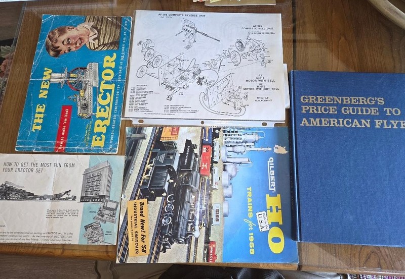 American Flyer Vintage Book (Greenberg Hardbound)/Brochures/etc