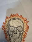 Large Fire Skull Head Patch — photo 5