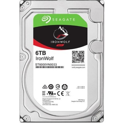 Seagate IronWolf ST6000VN0033 6TB 7200RPM 256MB Cache 3.5''Internal HardDrive