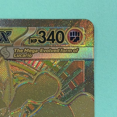 Mega Lucario EX 188/132 Hyper Rare Gold Mega Evolutions Pokemon Psa 10  Candidate | eBay