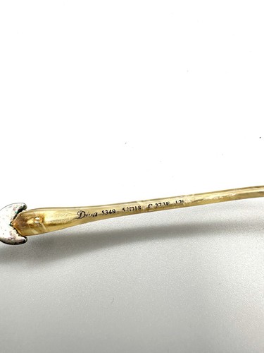DIVA by Eastern States Diva 5349 52-18 C273 E Diamanten Gold Designer Brille - Bild 6 von 6