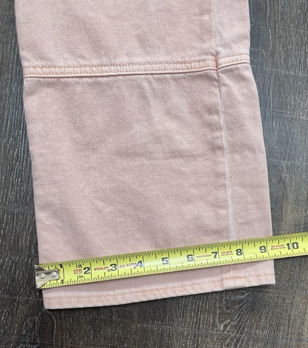 Old Navy Pants Girls Size 10 Pink Baggy Wide Leg High Rise Jeans - Picture 10 of 10