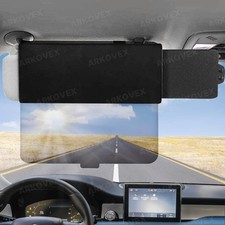 2in1 Car Sun Visor Extension Extender Shield Front Side Window Shade Anti-glare