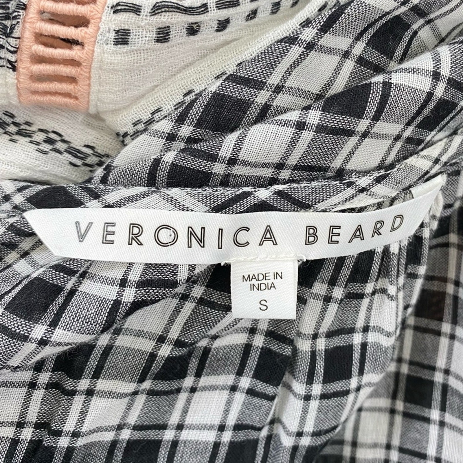 Veronica Beard Eileen Paneled Checked Georgette M… - image 5