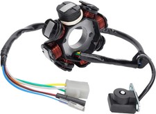 Ignition Stator Magneto AC 8 Pole 5 Wire Coil Scooter For GY6 50CC 60CC 80CC ...