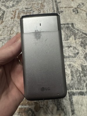 Great LG Exalt LTE 4G VoLTE VN220 Verizon Basic Flip Phone Silver