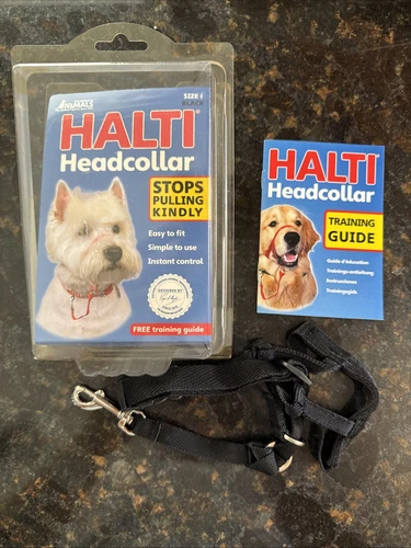 HALTI DOG Head Collar Size 1 Black  Stops Pulling KINDLY-Control. New. - Picture 3 of 3