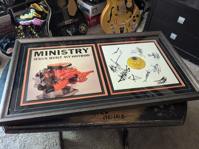 #ad #ad Al Gerginson Ministry Jesus Built My Hotrod Signed LP Full Band custom Frame $299.00