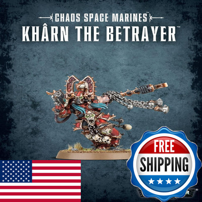 Games Workshop 99120102060 Kharn The Betrayer Black For 12 Years To 99 Years