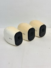  Lot of 3 Netgear Arlo Pro VMC4030 1080p HD Wireless Cameras. FOR PARTS, READ