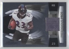 2009 Playoff Prestige Prestigious Pros Black Materials 18/25 Willis McGahee 0a1