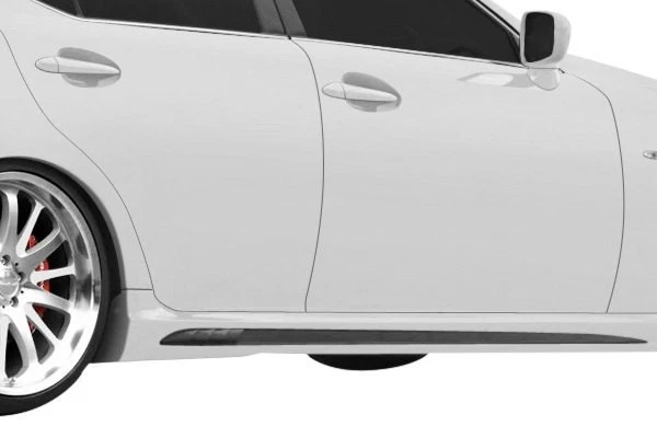 For Lexus IS350 06-13 W-1 Style Fiberglass Side Skirt Rocker Panels Unpainted Foto 2 de 4