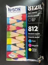 Epson 812XL Black  812 Color Ink Cartridges T812XL-BCS Genuine 8869/DB