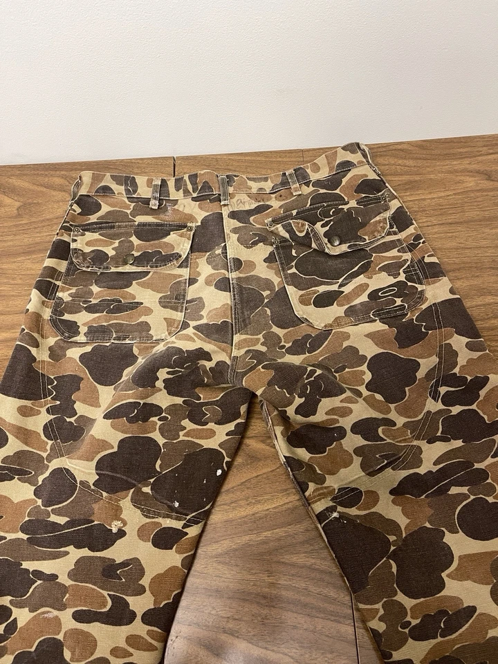 Pantalones Camuflados Carhartt Vintage Talla 38x32 Foto 2 de 4