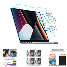 2-Pack Anti Blue Light Laptop Screen Protector 16 Inch M1 M2 M3 M4 Pro Max