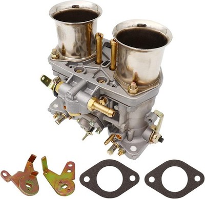 THUNDERMINGO 2 Barrel Carburetor For 48 IDF 48mm with Air Horn Replace for 19030