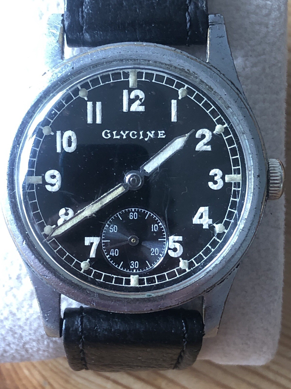 Vintage Glycine Military Issued Watch D72396H image 2