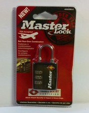 Master Lock Combination Luggage Lock, Travel Sentry, TSA Accepted, Open Box