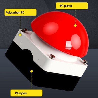 Multipurpose Resetting Emergency Stop Button Accessory for Industrial Operators
