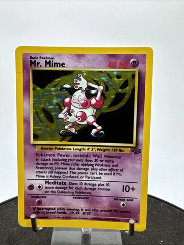Mr. Mime 6/64 Holo Card Jungle Set 1999 Pokemon WOTC