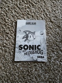 Sonic the Hedgehog (Sega Game Gear, 1991) Complete 100% CIB 1st Print - CGC Wata