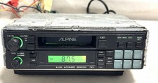 OLD SCHOOL ALPINE 7143L CASSETTA RADIO RETROMARCIA AUTO BILIVELLO 1986 NECESSITA ATTENZIONE