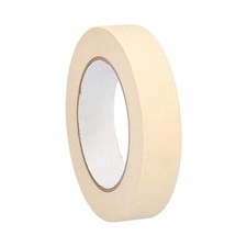 24 Rolls 2" x 60 Yards Ivory General Purpose Masking Tape, Economy Grade 5.2 Mil