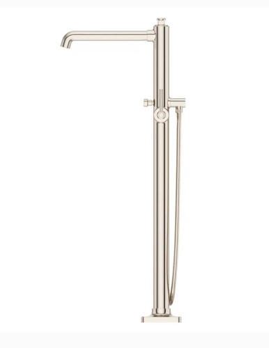 Pfister LG6-1HLSD freistehender Bodenwannenfüller mit Handsprüher Nickel - Bild 9 von 24