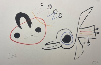 Joan Miro Enfance Von Ubu 1972 Heliogravur Kunstedition 1987