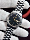 Vintage Seiko 5 Automatic Black Dial Watch From Japan