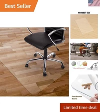 Multipurpose Clear Chair Mat 48" x 32" - Safeguard Hard Flooring Elegantly