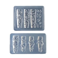 Professional 3D Floral Nail Art Tools Silicone Mould for Creative Designs