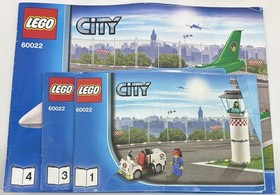 LEGO City: Cargo Terminal (60022) 100% Complete + Instructions + Minifigs