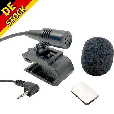 2,5mm Auto Mikrofon für Pioneer Autoradio Systeme mit 3m Kabel und Zubehör