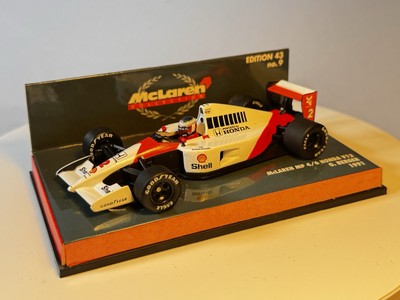 Minichamps 1/43 Scale 530 914302 - F1 McLaren MP 4/6 Honda V12 - G.Berger 1991