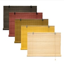 VICTORIA M Bambusrollo Bambus Rollo Schnurzug Natur Sichtschutz Jalousie Vorhang